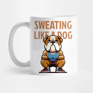 Sweating Like a Dog: Bulldog Squat Power Mug